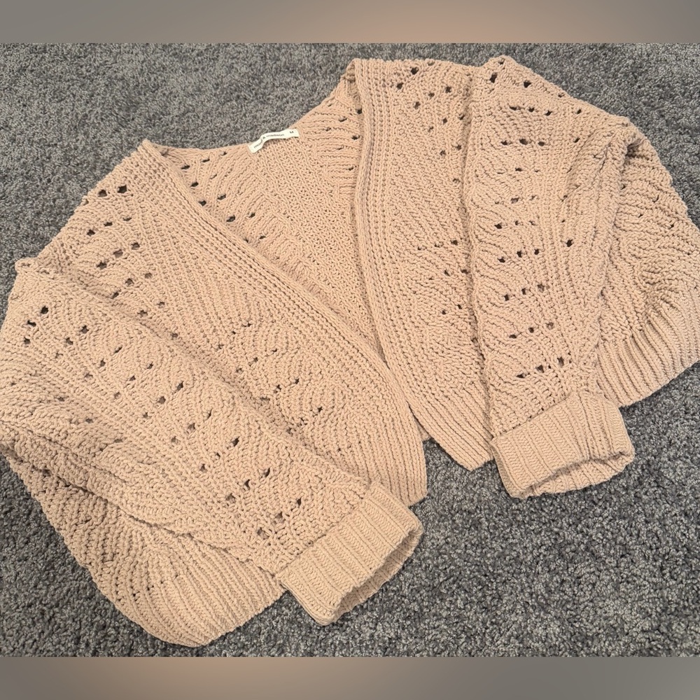 Moon & Madison Open-Front Chenille Cardigan – NWOT – Size M - Picture 3 of 8